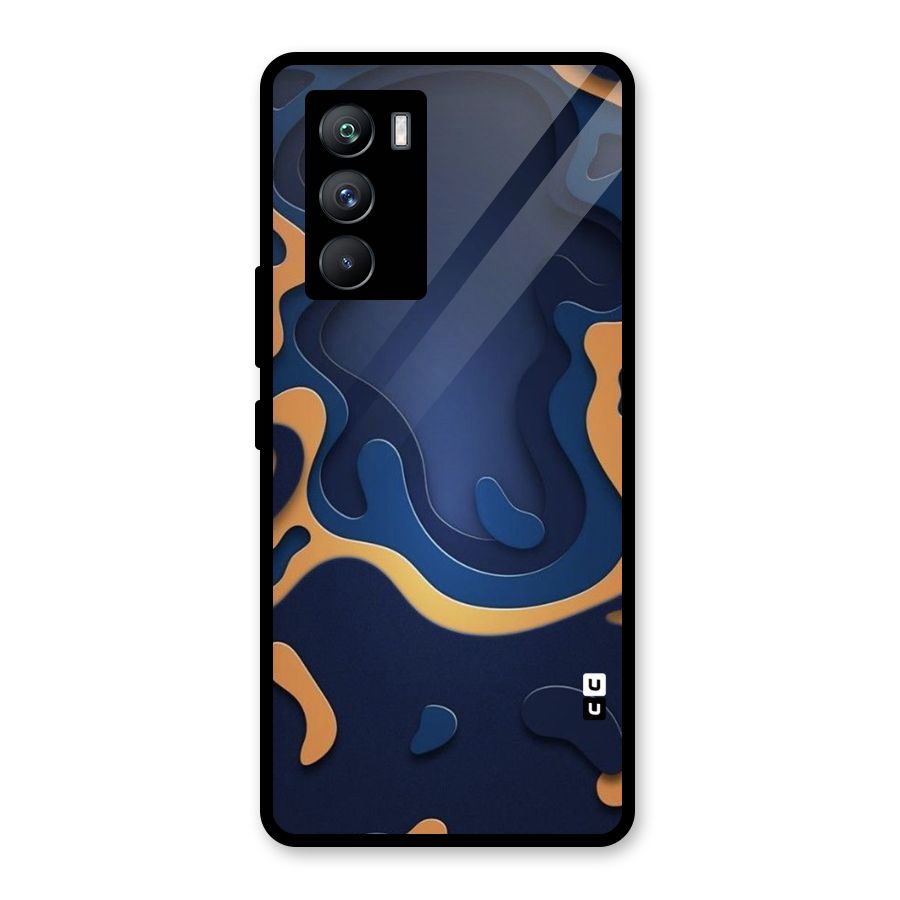 Drops Flow Glass Back Case for Vivo iQOO 9 SE