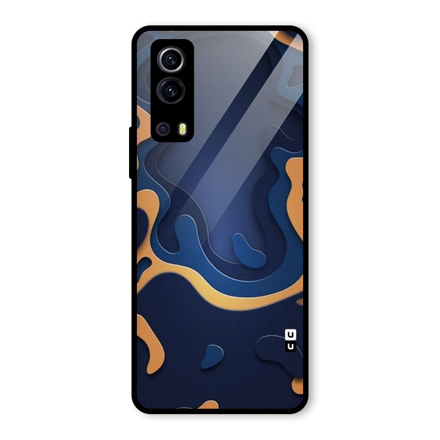 Drops Flow Glass Back Case for Vivo iQOO Z3