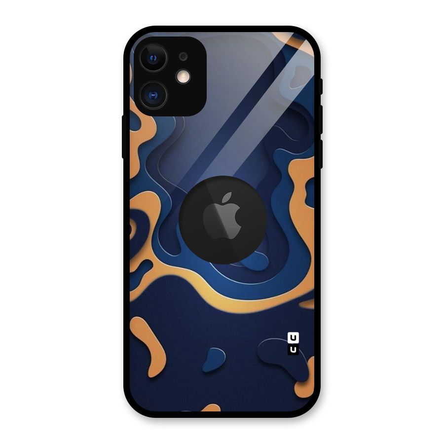 Drops Flow Glass Back Case for iPhone 11 Logo Cut