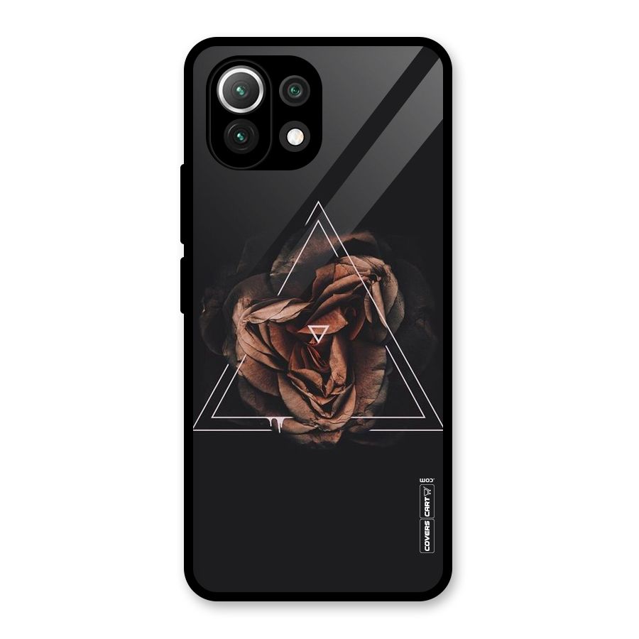 Dusty Rose Glass Back Case for Mi 11 Lite