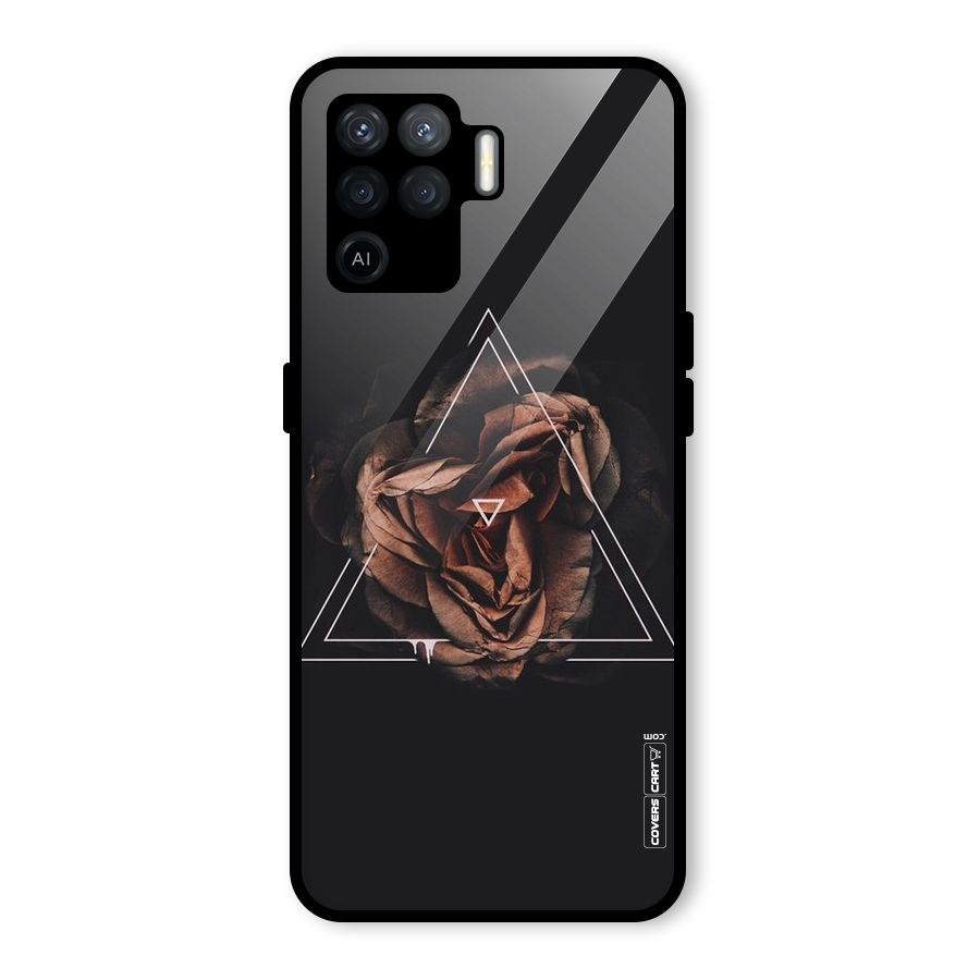 Dusty Rose Glass Back Case for Oppo F19 Pro