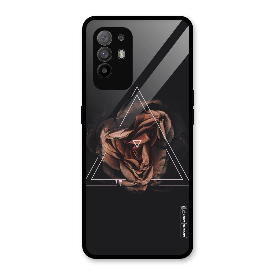 Dusty Rose Glass Back Case for Oppo F19 Pro Plus 5G