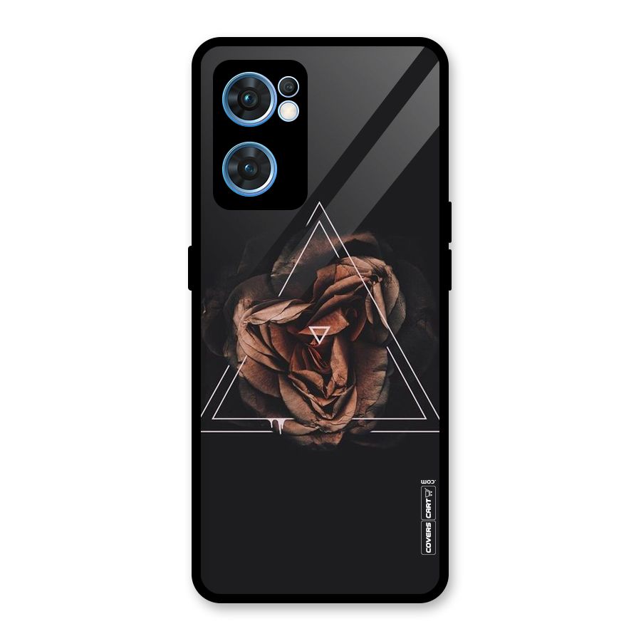 Dusty Rose Glass Back Case for Oppo Reno7 5G