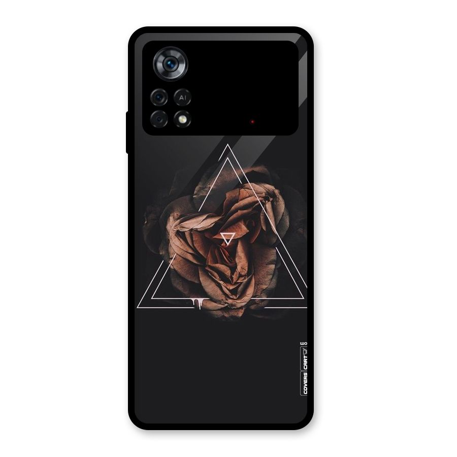 Dusty Rose Glass Back Case for Poco X4 Pro 5G