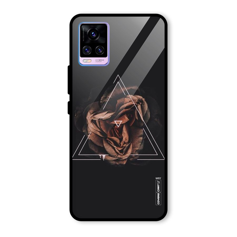 Dusty Rose Glass Back Case for Vivo V20 Pro