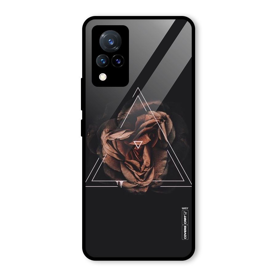 Dusty Rose Glass Back Case for Vivo V21 5G