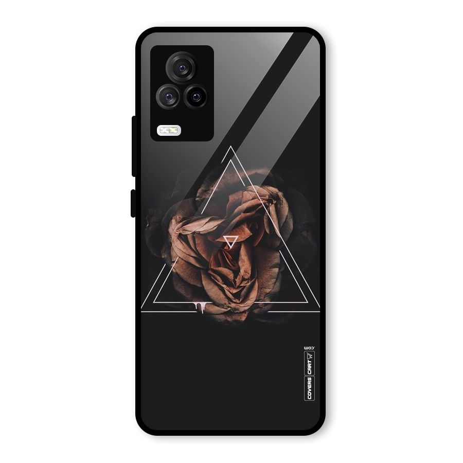 Dusty Rose Glass Back Case for Vivo iQOO 7 Legend 5G