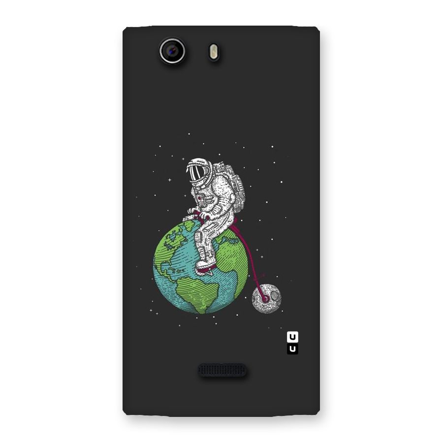 Earth Space Doodle Back Case for Canvas Nitro 2 E311