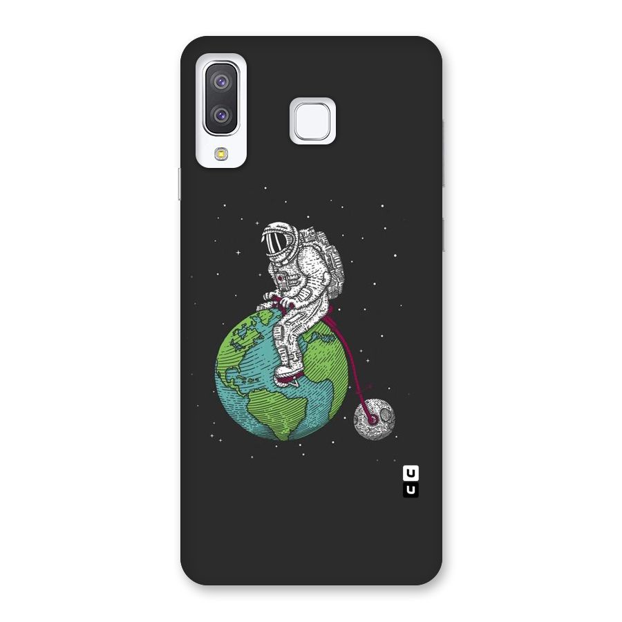 Earth Space Doodle Back Case for Galaxy A8 Star