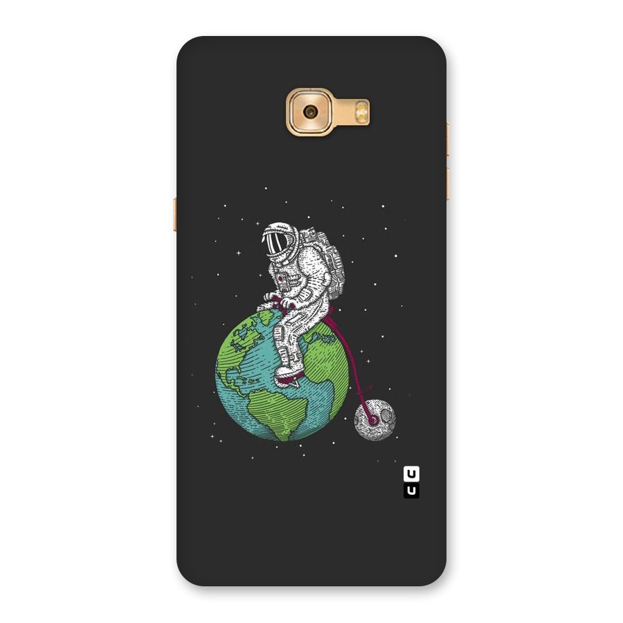 Earth Space Doodle Back Case for Galaxy C9 Pro