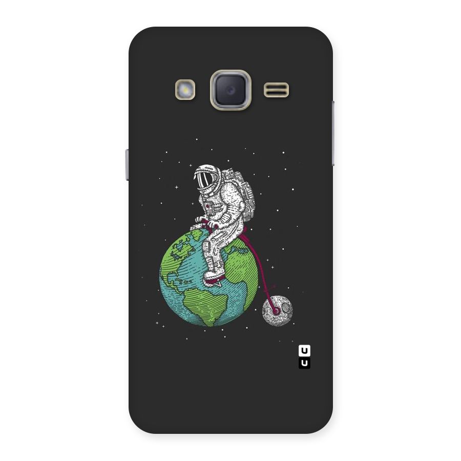 Earth Space Doodle Back Case for Galaxy J2