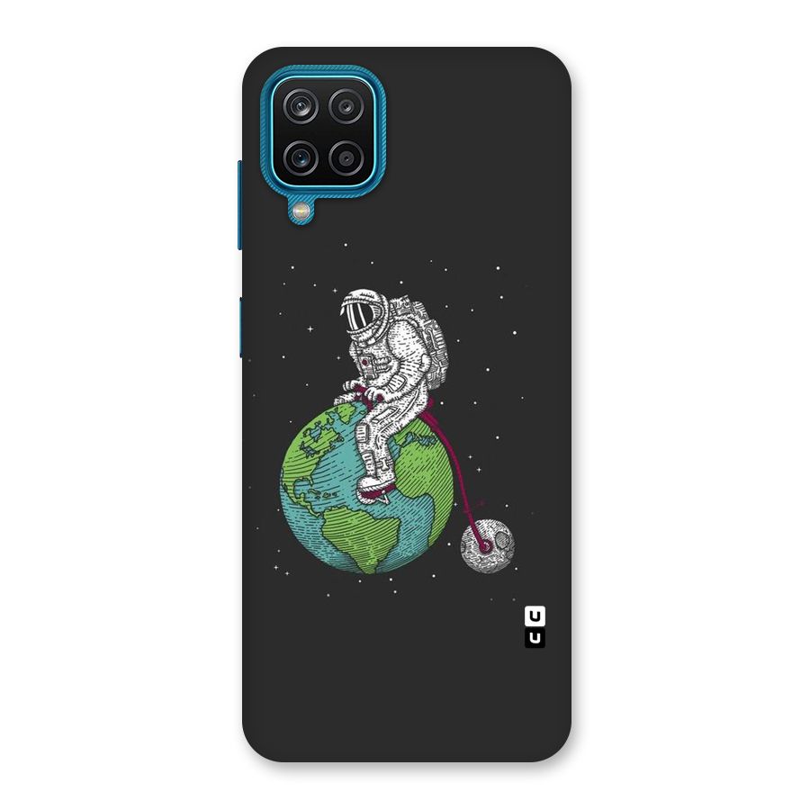 Earth Space Doodle Back Case for Galaxy M12