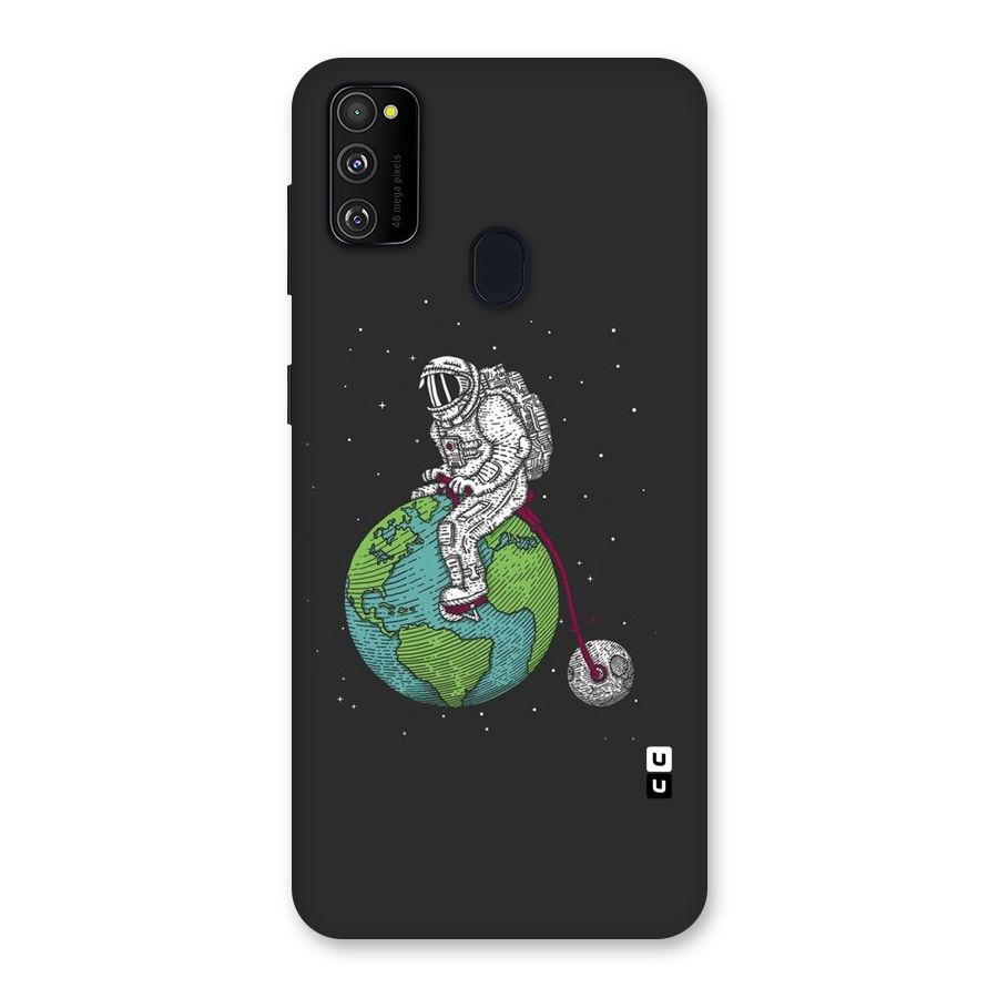 Earth Space Doodle Back Case for Galaxy M30s