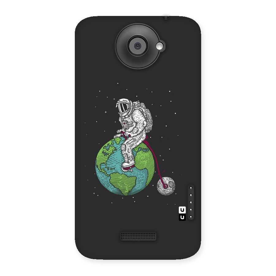Earth Space Doodle Back Case for HTC One X
