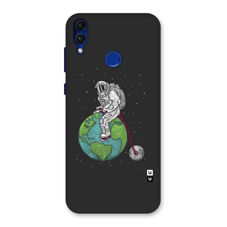 Earth Space Doodle Back Case for Honor 8C