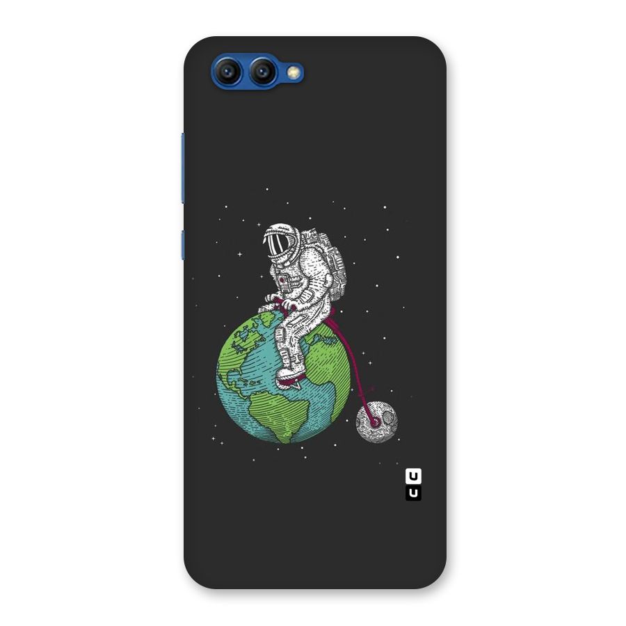 Earth Space Doodle Back Case for Honor View 10