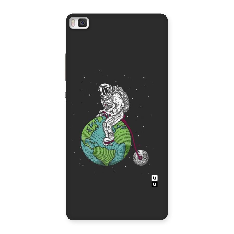 Earth Space Doodle Back Case for Huawei P8