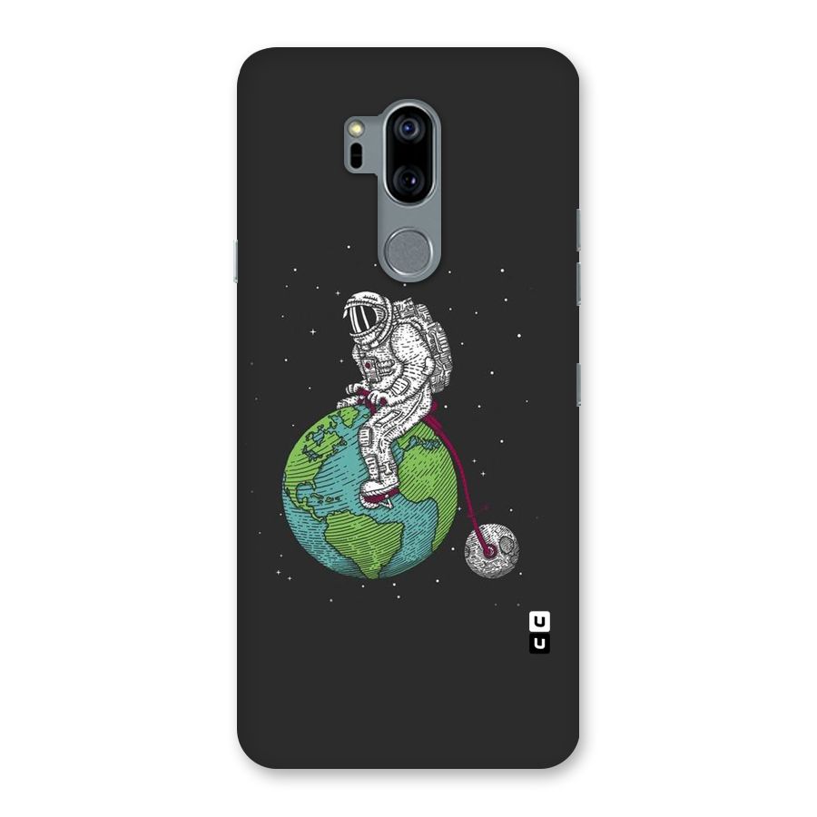 Earth Space Doodle Back Case for LG G7