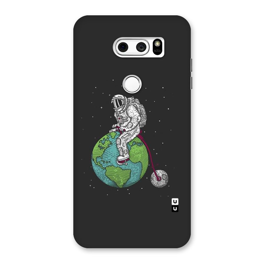 Earth Space Doodle Back Case for LG V30