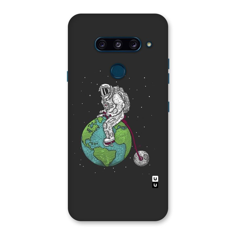 Earth Space Doodle Back Case for LG  V40 ThinQ