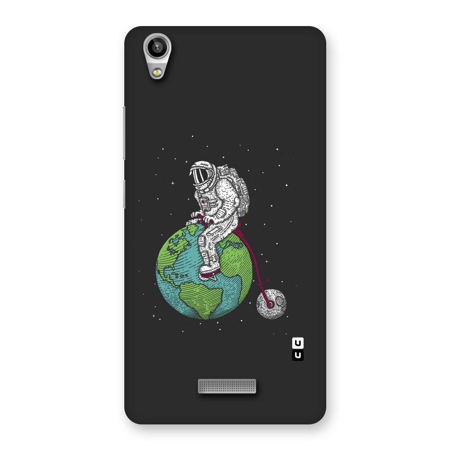 Earth Space Doodle Back Case for Lava-Pixel-V1
