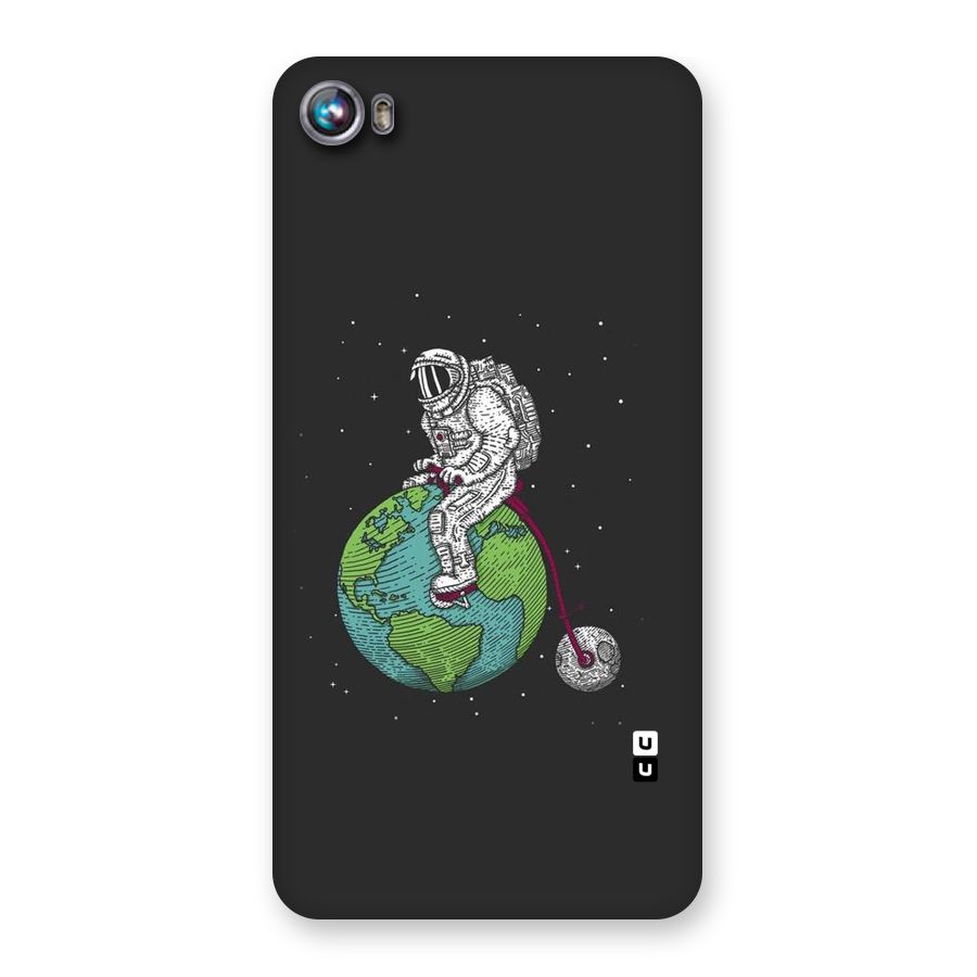 Earth Space Doodle Back Case for Micromax Canvas Fire 4 A107