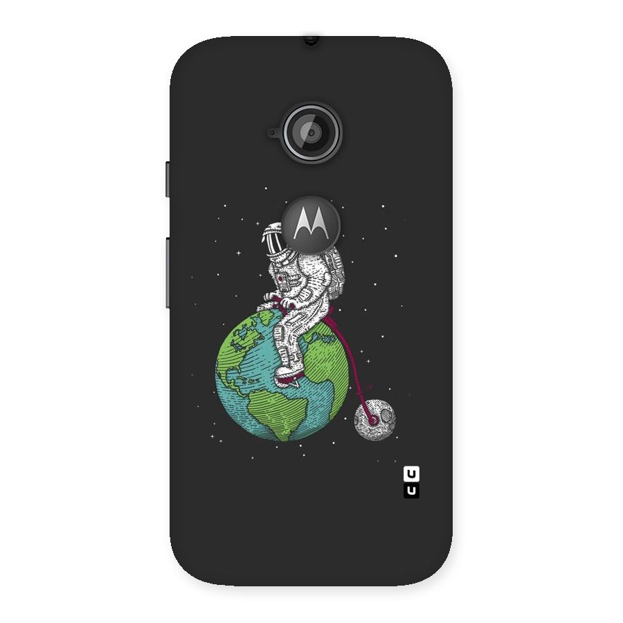 Earth Space Doodle Back Case for Moto E 2nd Gen
