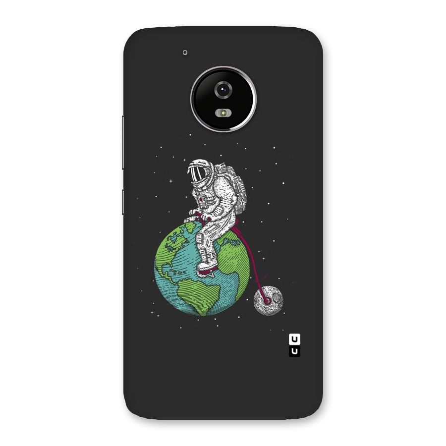 Earth Space Doodle Back Case for Moto G5