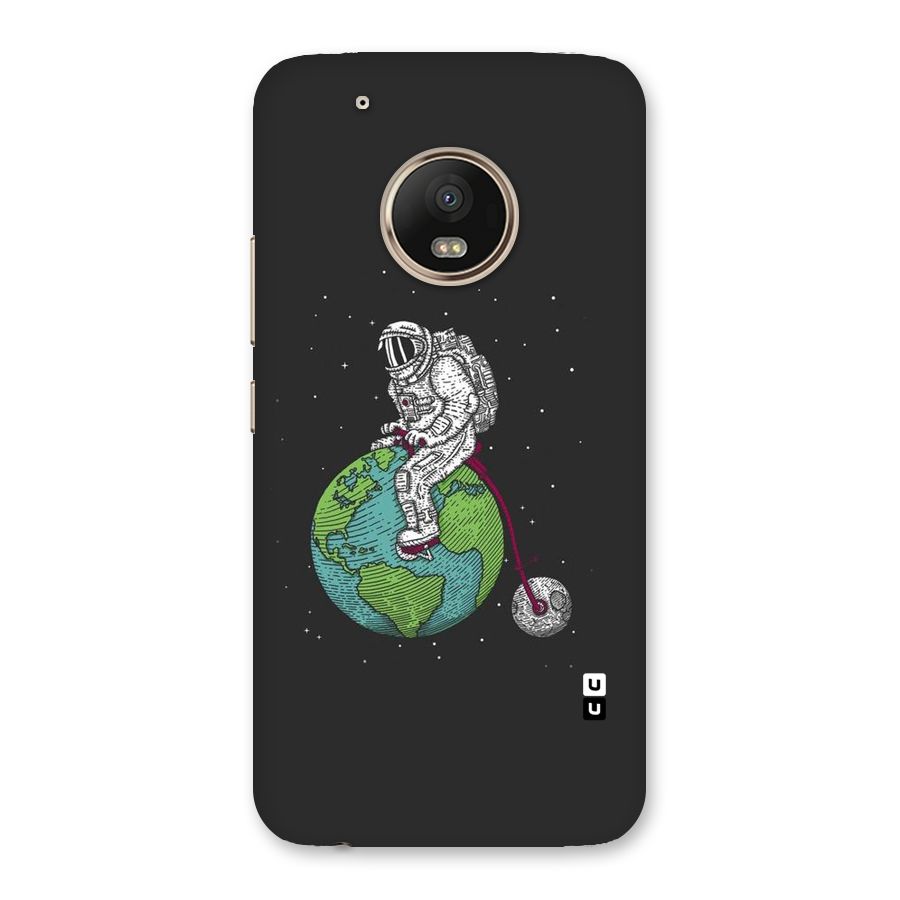 Earth Space Doodle Back Case for Moto G5 Plus