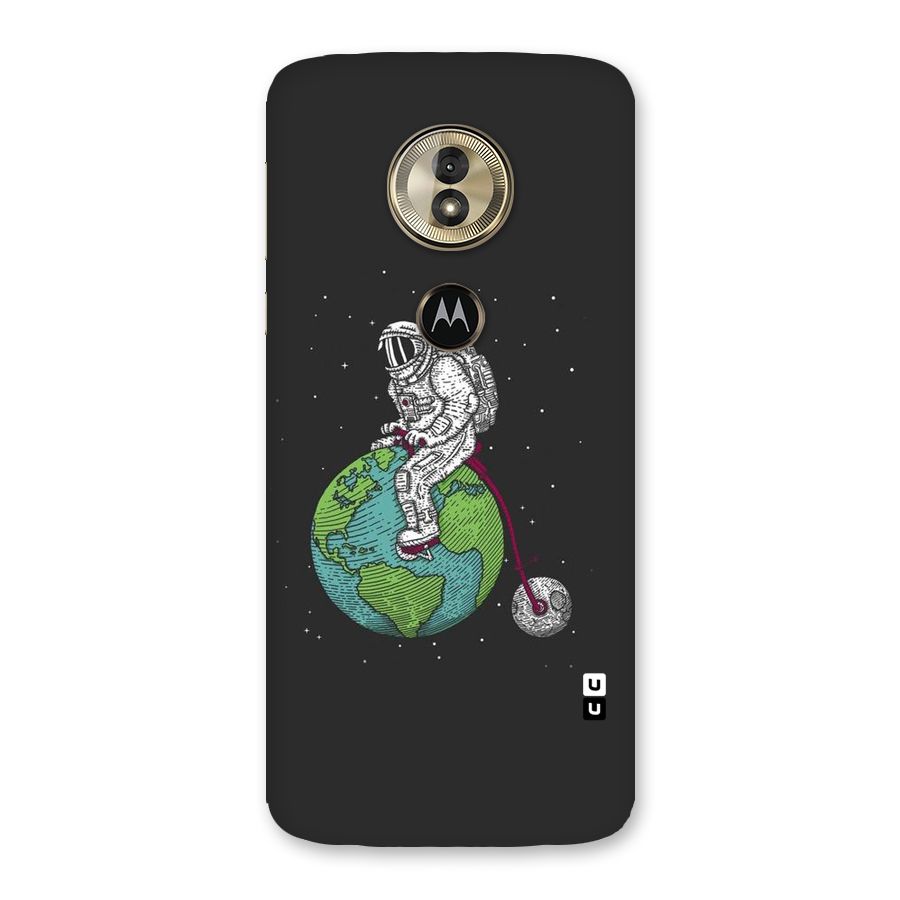 Earth Space Doodle Back Case for Moto G6 Play