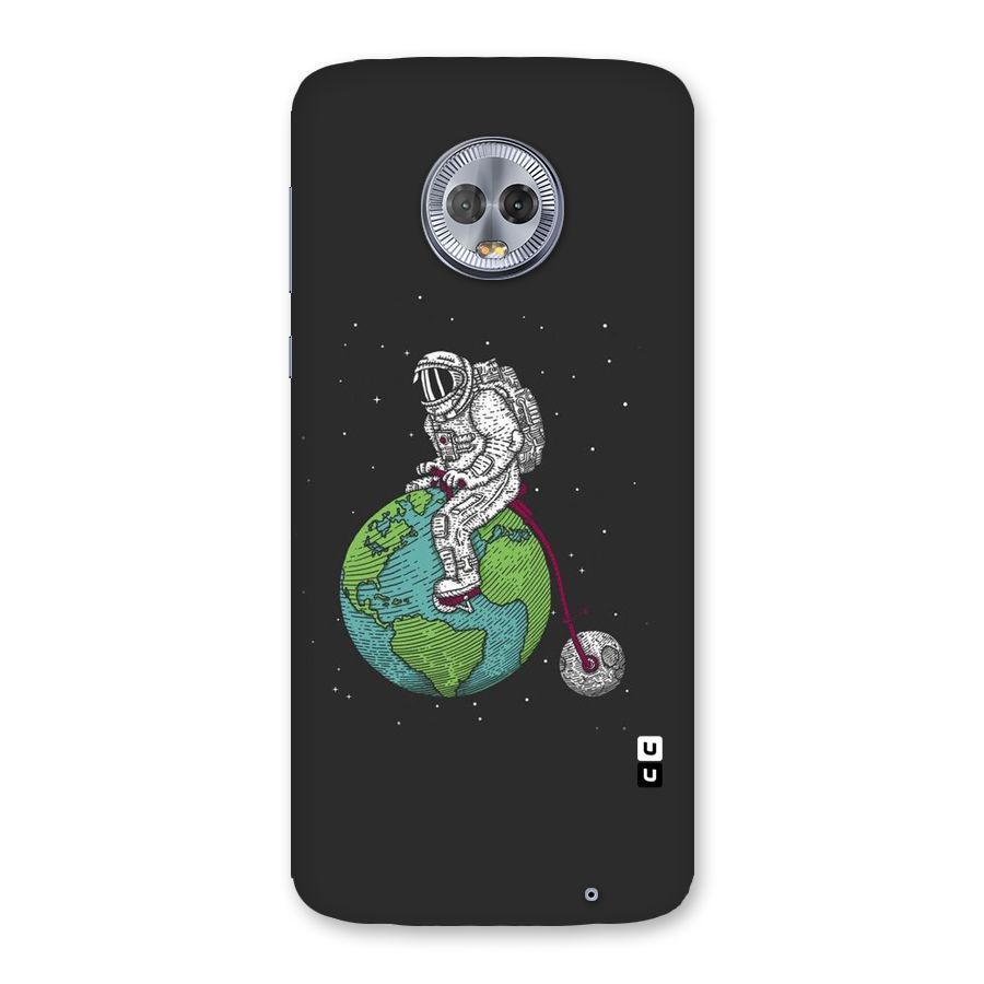 Earth Space Doodle Back Case for Moto G6 Plus