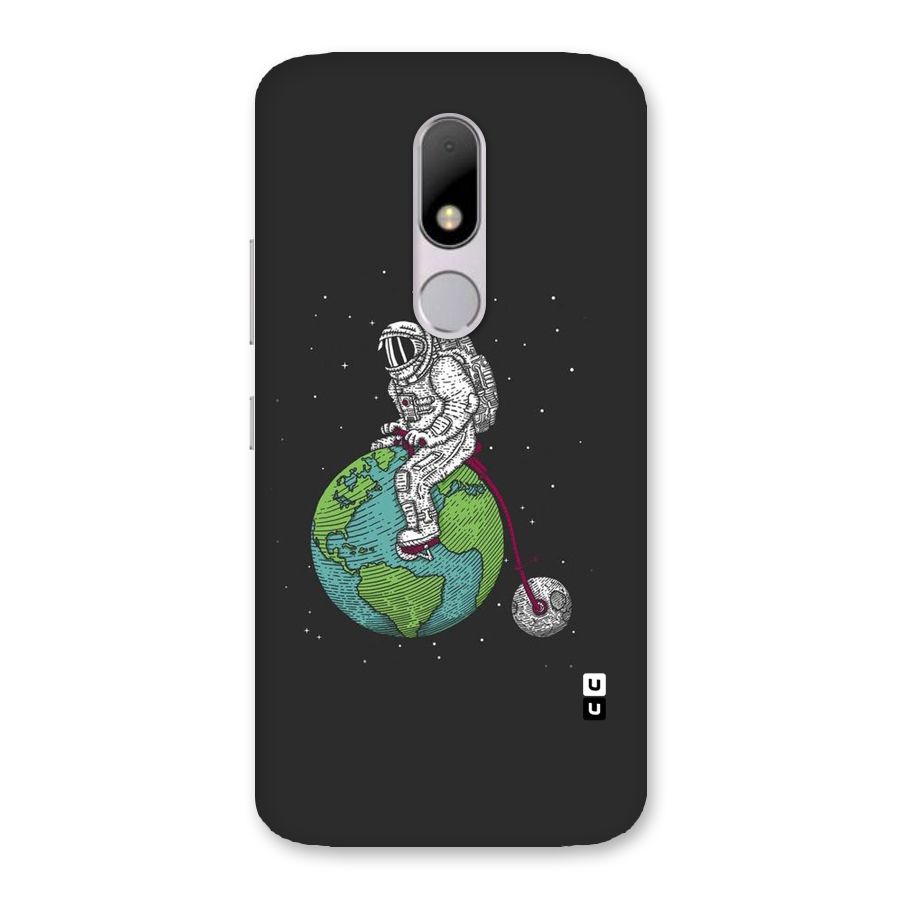 Earth Space Doodle Back Case for Moto M
