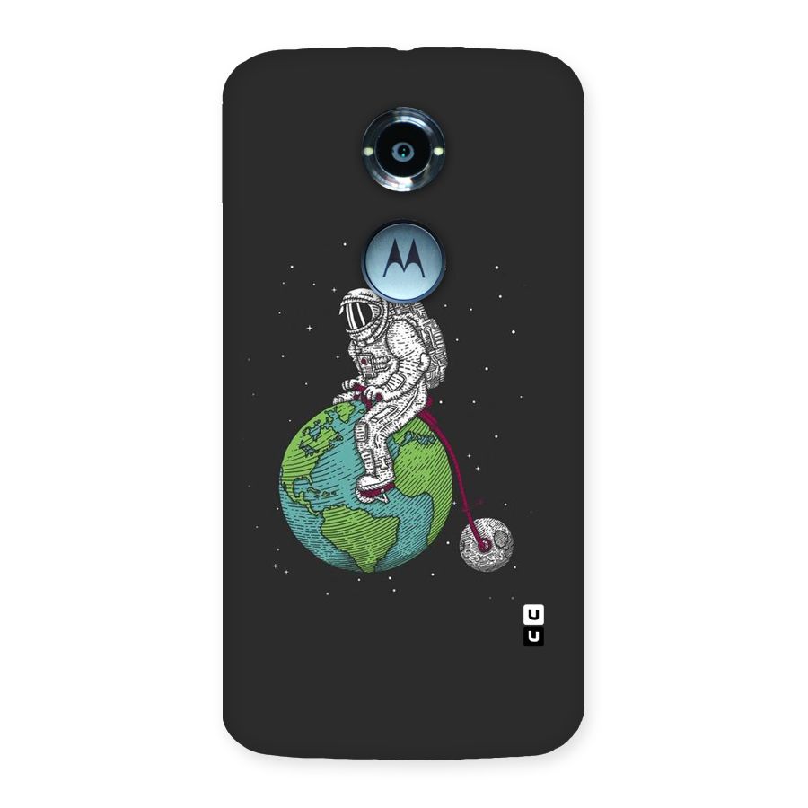 Earth Space Doodle Back Case for Moto X 2nd Gen
