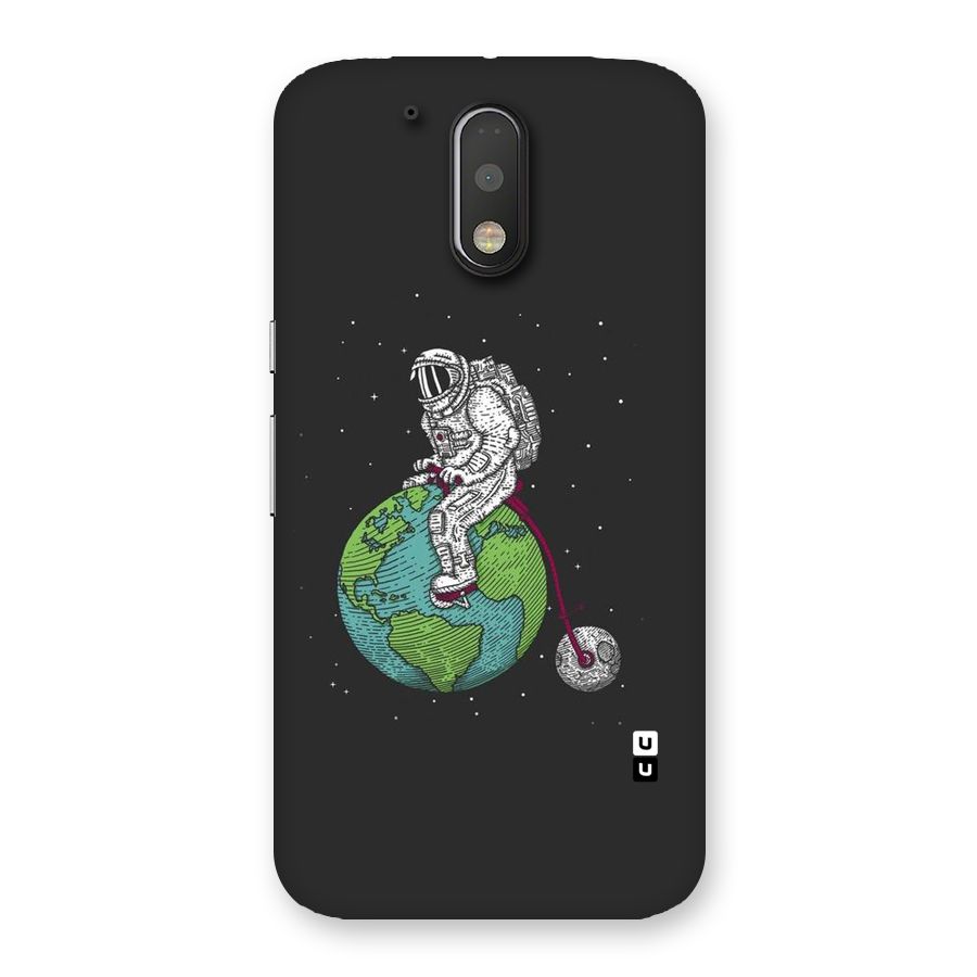 Earth Space Doodle Back Case for Motorola Moto G4 Plus