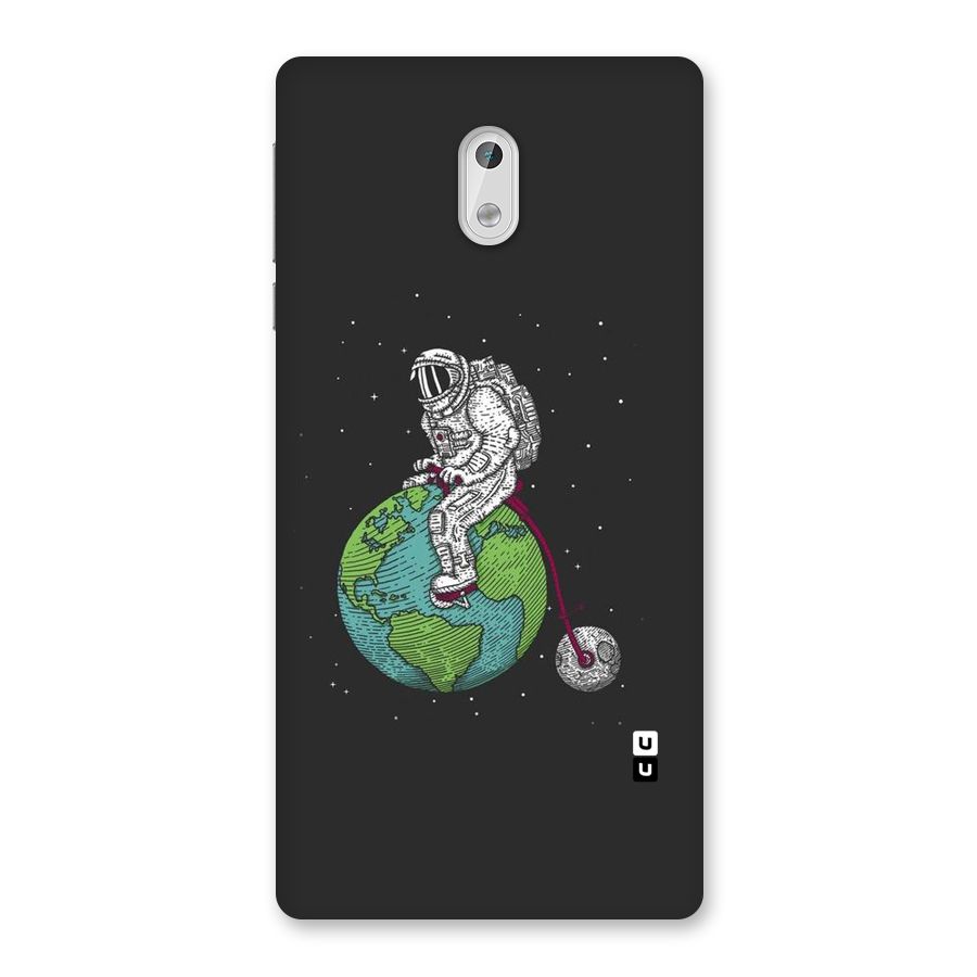 Earth Space Doodle Back Case for Nokia 3