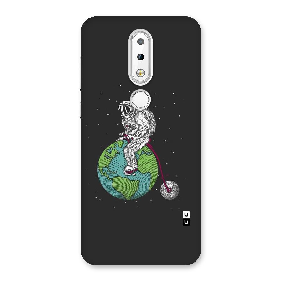 Earth Space Doodle Back Case for Nokia 6.1 Plus