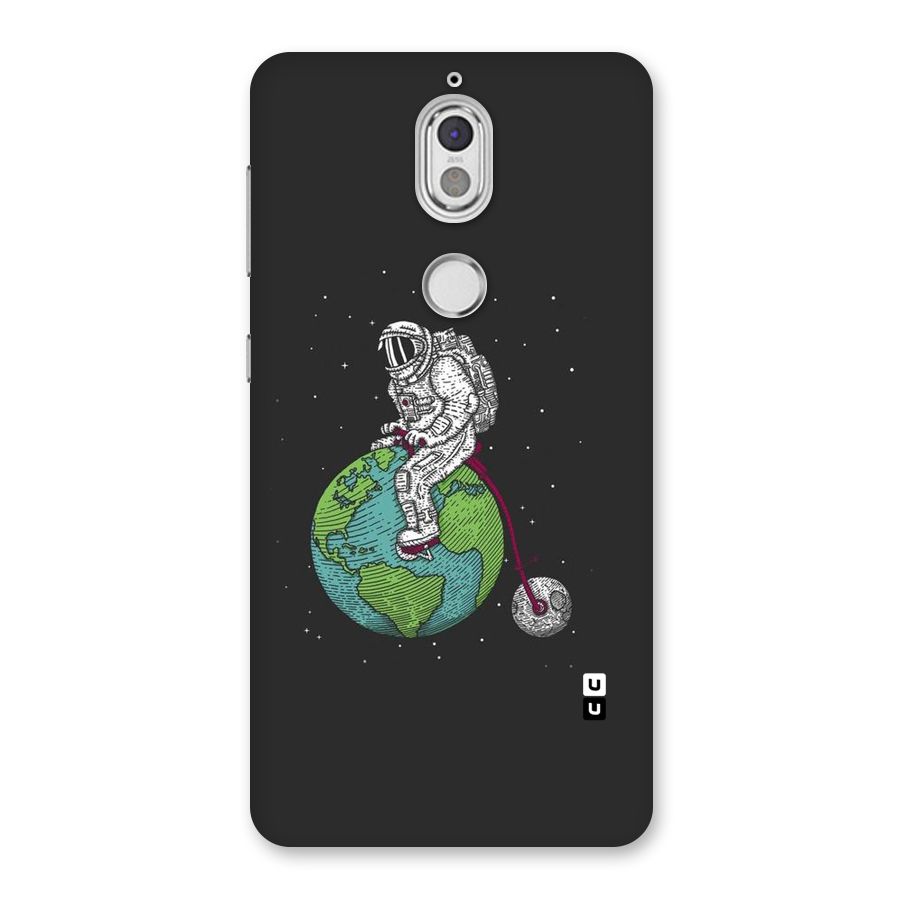 Earth Space Doodle Back Case for Nokia 7