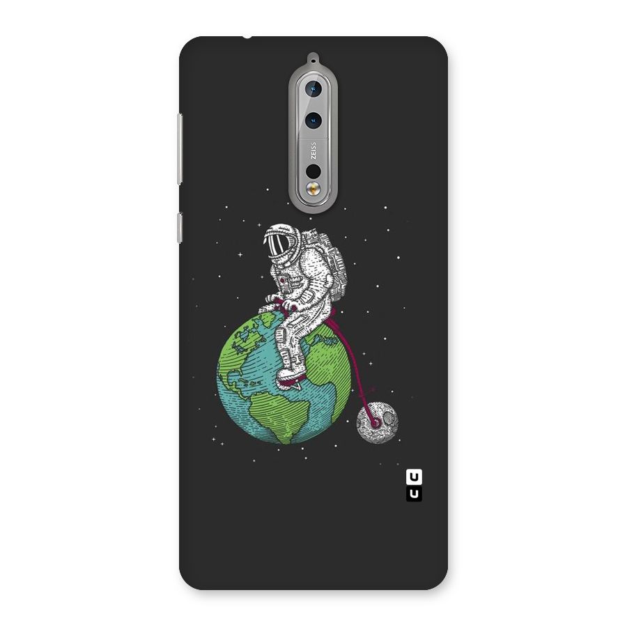 Earth Space Doodle Back Case for Nokia 8