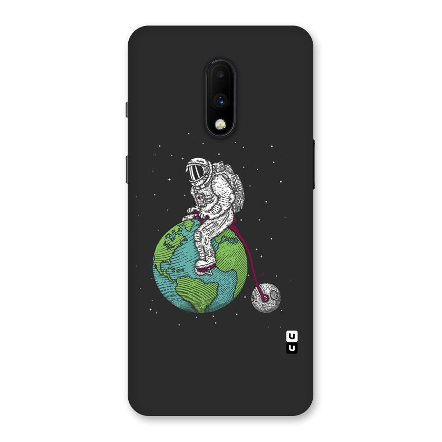 Earth Space Doodle Back Case for OnePlus 7
