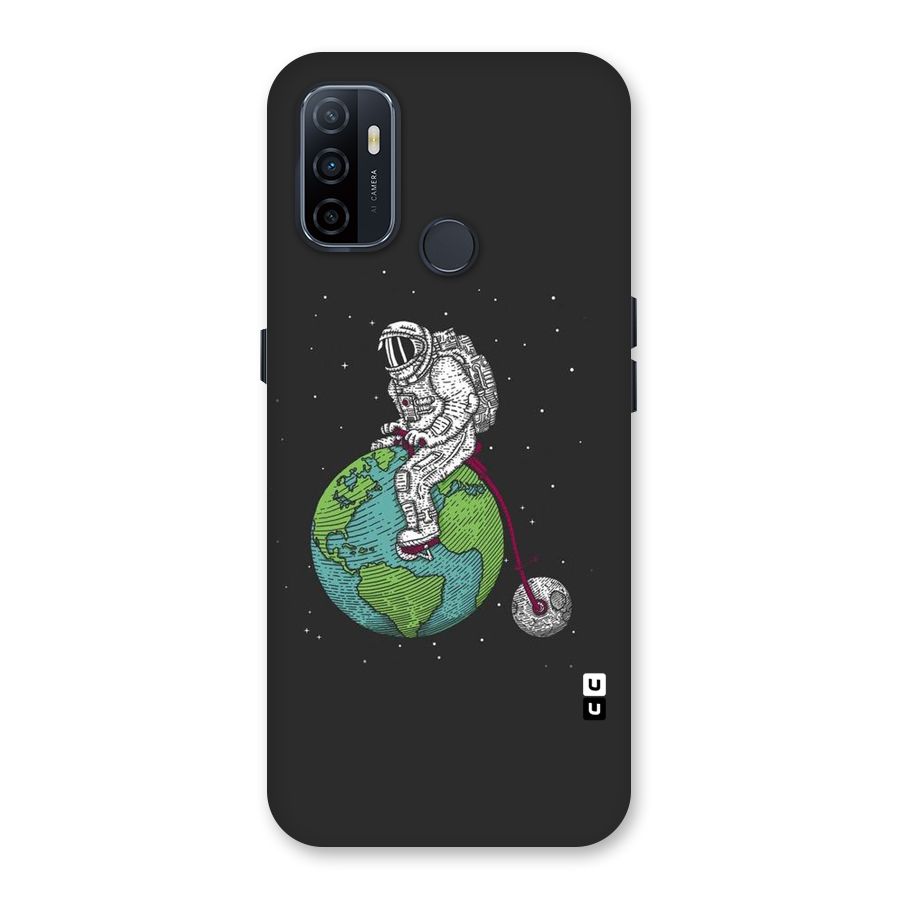 Earth Space Doodle Back Case for Oppo A32