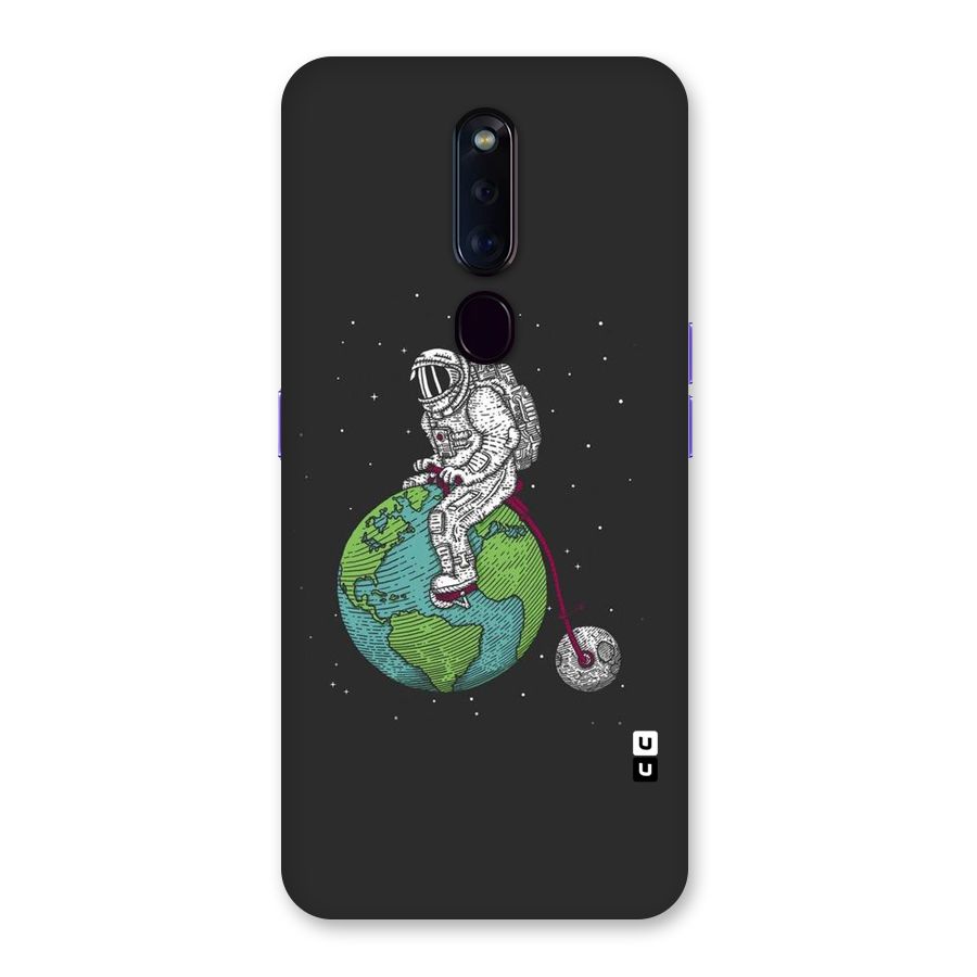 Earth Space Doodle Back Case for Oppo F11 Pro