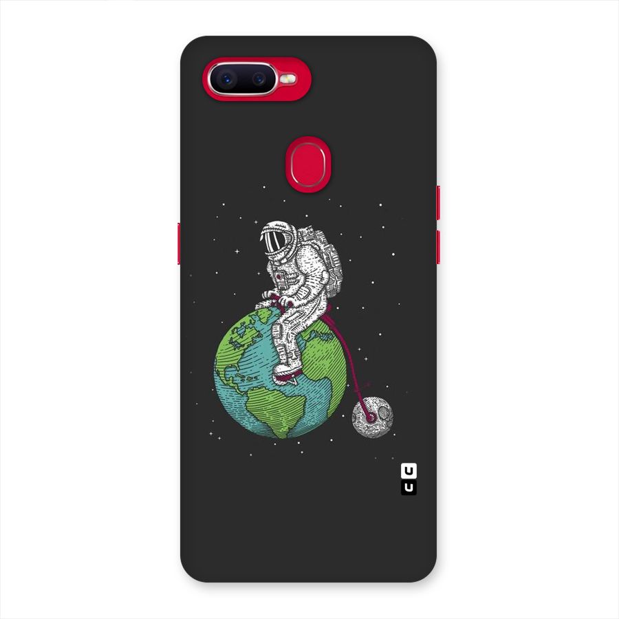 Earth Space Doodle Back Case for Oppo F9 Pro