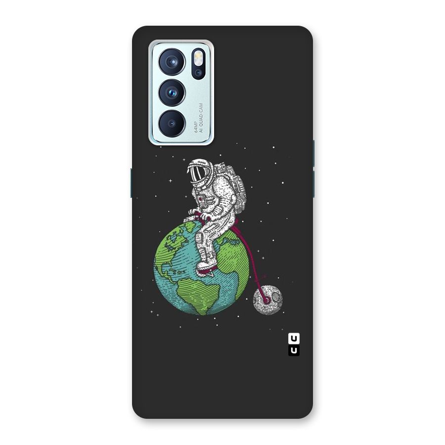 Earth Space Doodle Back Case for Oppo Reno6 Pro 5G