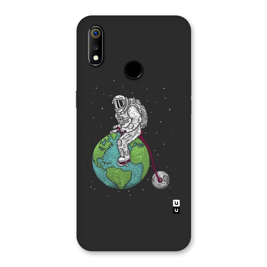 Earth Space Doodle Back Case for Realme 3