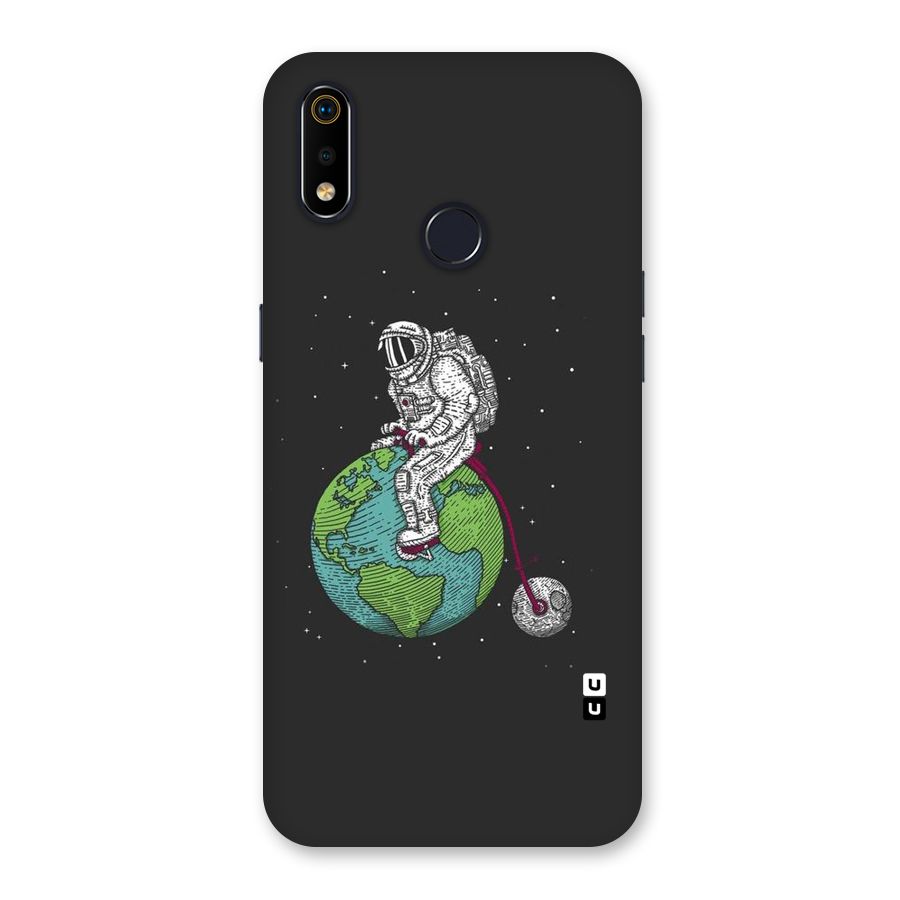 Earth Space Doodle Back Case for Realme 3i