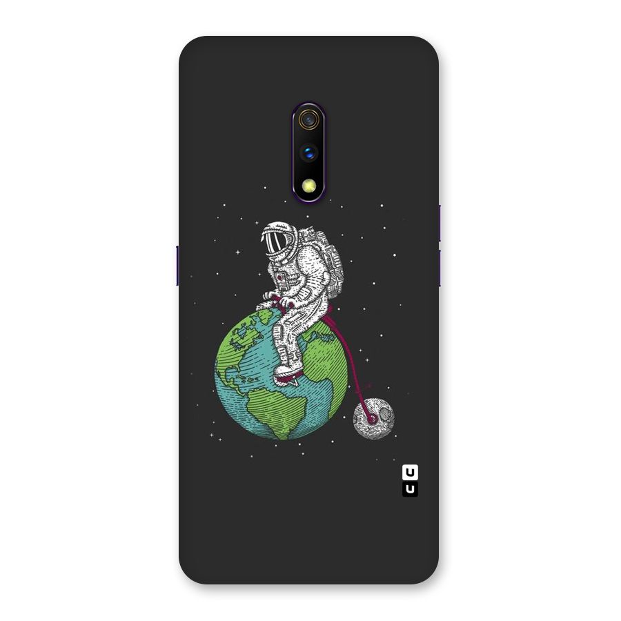 Earth Space Doodle Back Case for Realme X