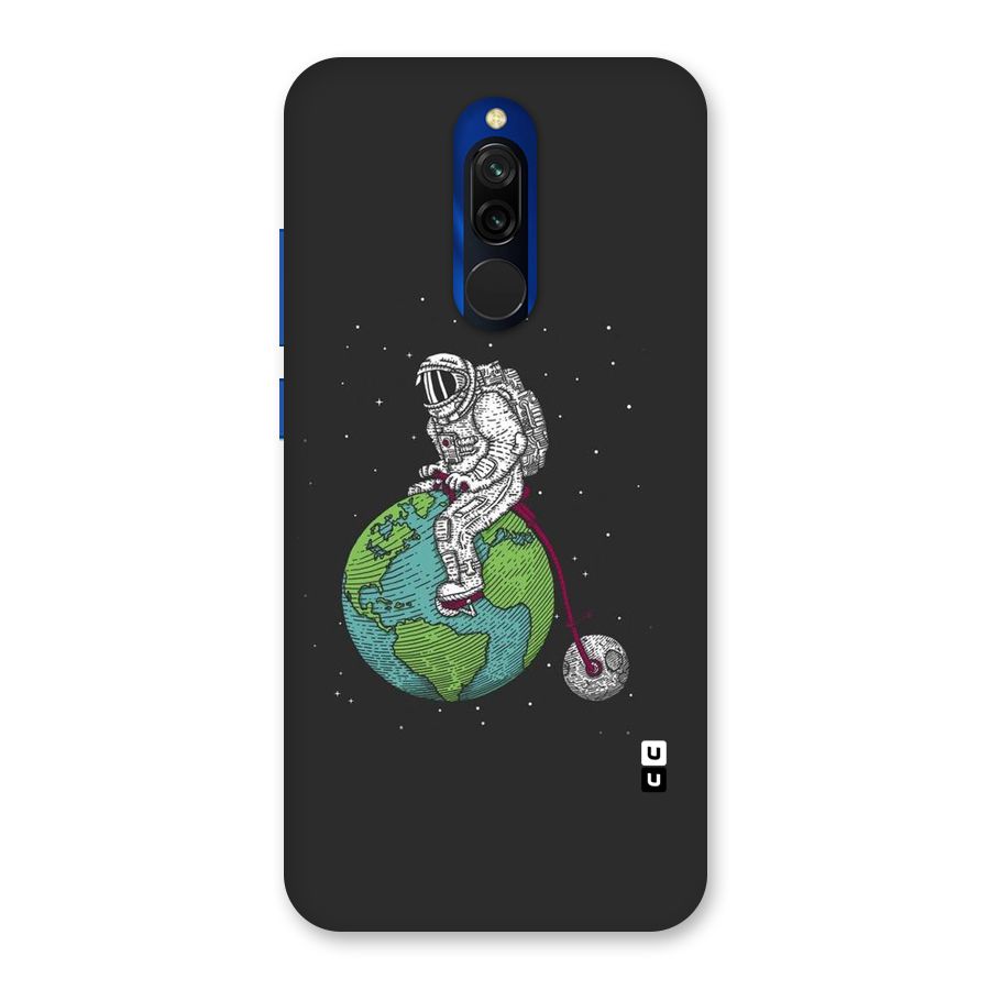 Earth Space Doodle Back Case for Redmi 8
