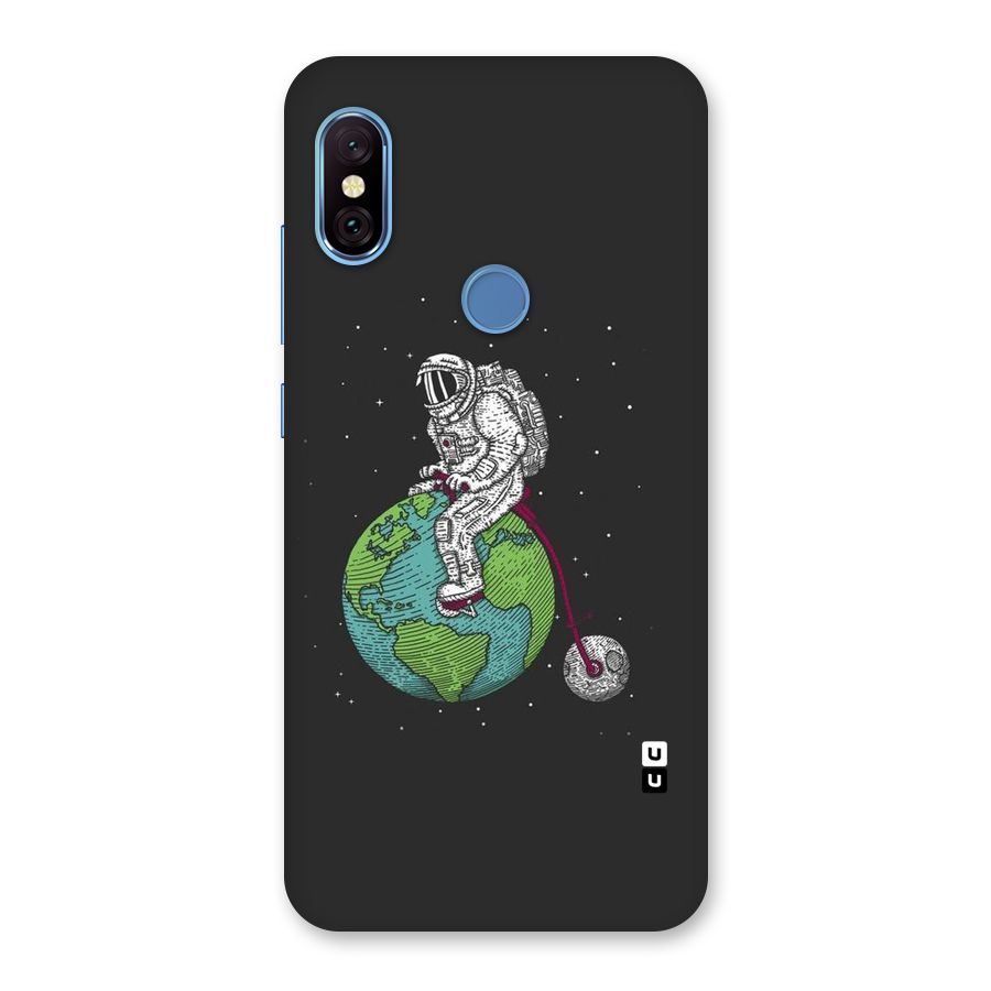 Earth Space Doodle Back Case for Redmi Note 6 Pro