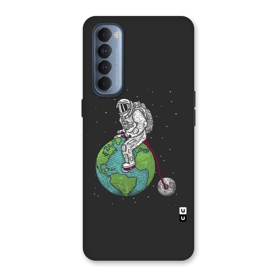 Earth Space Doodle Back Case for Reno4 Pro