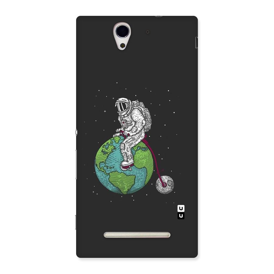 Earth Space Doodle Back Case for Sony Xperia C3